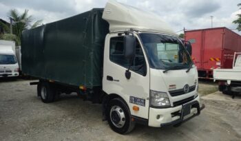 2019 Hino XZU720 Wooden Cargo 17′(Steel Railing 2’6” and Canvas) Tip Top Condition full