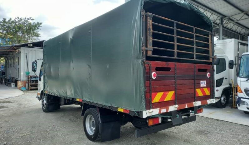 2019 Hino XZU720 Wooden Cargo 17′(Steel Railing 2’6” and Canvas) Tip Top Condition full
