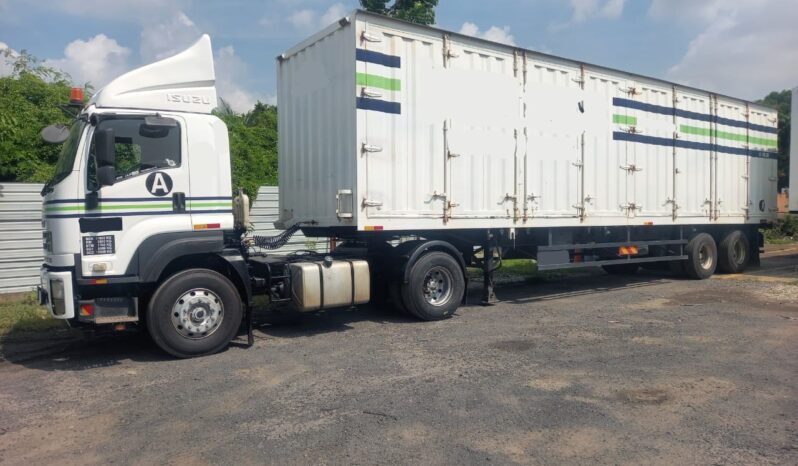 2014/15 Isuzu GXR77VU Trailer Corrugated Box 41′ full