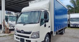 2016 Hino XZU720R Curtain Sider 17′